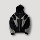 Men's Colour-Block Zip Hoodie, Navy, Cream