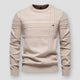Men's crew-neck jumper with long sleeves