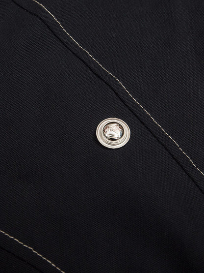 Hooded faux fur lined bomber jacket with zip front