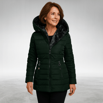 Fleece-lined winter jacket for everyday wear