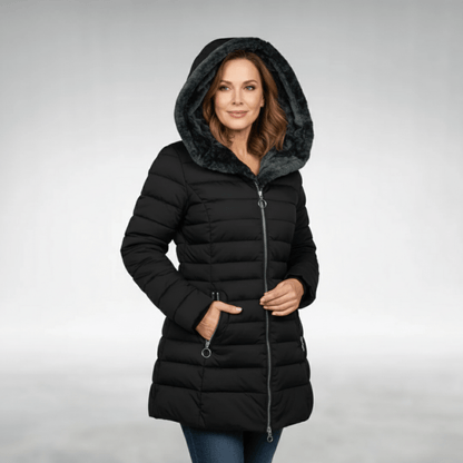 Fleece-lined winter jacket for everyday wear