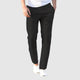Men's Drawstring Trousers, Beige Straight Fit