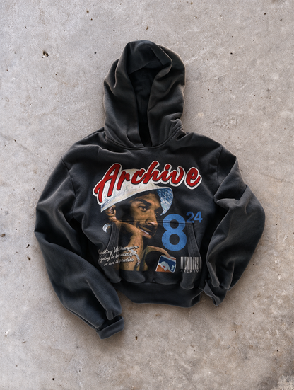Unisex heavyweight pullover hoodie with hood and long sleeves