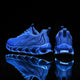 Men's Running Trainers, Knitted Upper, Blade Style Sole