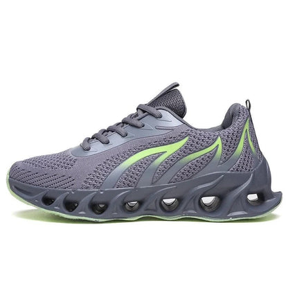 Men's Running Trainers, Knitted Upper, Blade Style Sole