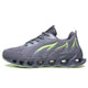 Men's Running Trainers, Knitted Upper, Blade Style Sole