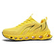 Men's Running Trainers, Knitted Upper, Blade Style Sole