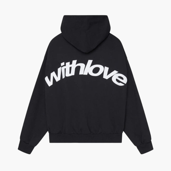 Unisex oversized hooded sweatshirt with large graphic back print