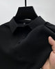 Men's Short Sleeve Polo Shirt, Breathable Patterned Casual Summer Polo Regular Fit