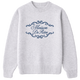 Mohair sweater with crew neckline and long sleeves