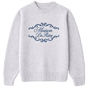 Mohair sweater with crew neckline and long sleeves