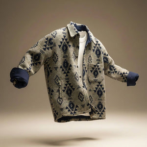 Beige Navy Blue