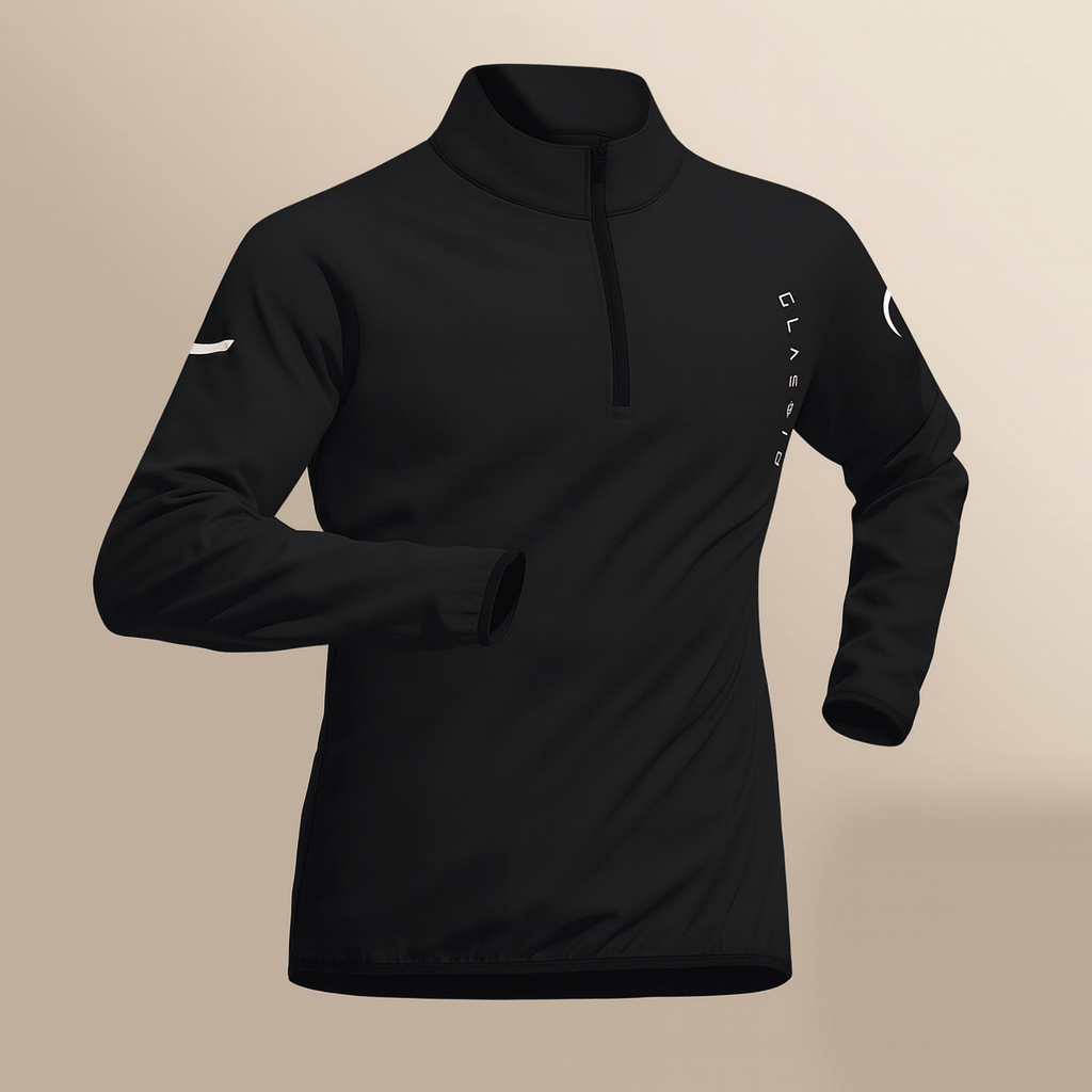Men's Activewear Set, Long Sleeve Quarter-Zip Top and Trousers Tracksuit Co-ord