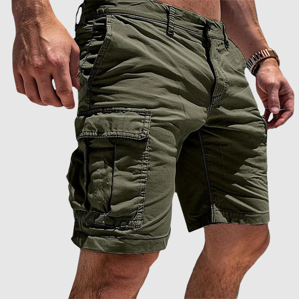 Men's Cargo Shorts, Knee Length Relaxed Fit Casual Summer Shorts with Pockets