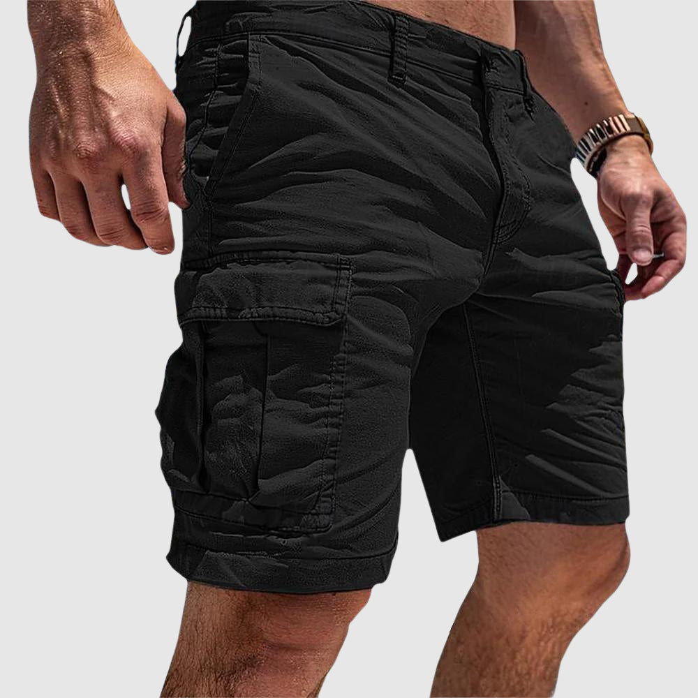 Men's Cargo Shorts, Knee Length Relaxed Fit Casual Summer Shorts with Pockets