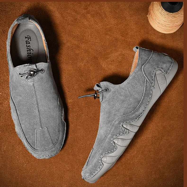 Men's Slip-On Shoes, Casual Stretch Panel Everyday Walking Shoes for Summer