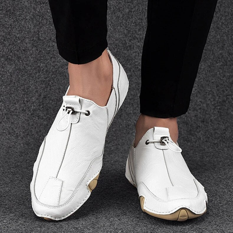 Men's Slip-On Shoes, Casual Stretch Panel Everyday Walking Shoes for Summer
