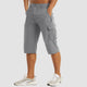 Men's Cargo Shorts, Knee Length Relaxed Fit Casual Summer Shorts with Multiple Pockets