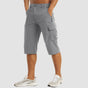 Men's Cargo Shorts, Knee Length Relaxed Fit Casual Summer Shorts with Multiple Pockets