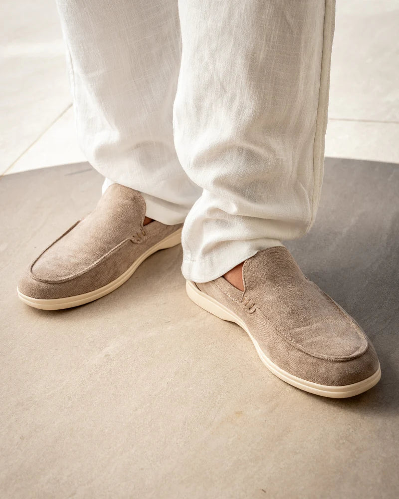 Men's Slip-On Loafers, Lightweight Comfort Casual Smart Driving Shoes for Summer