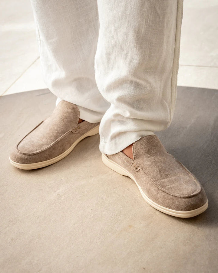 Men's Slip-On Loafers, Lightweight Comfort Casual Smart Driving Shoes for Summer