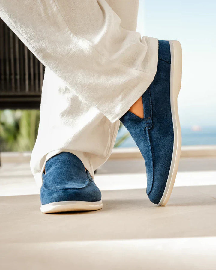 Men's Slip-On Loafers, Lightweight Comfort Casual Smart Driving Shoes for Summer