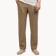 Men's Straight Leg Linen Trousers, Elastic Waist Relaxed Fit Breathable Summer Trousers
