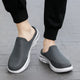 Men's Mesh Slip-On Mules, Closed Toe Backless Chunky Sole Casual Summer Sandals