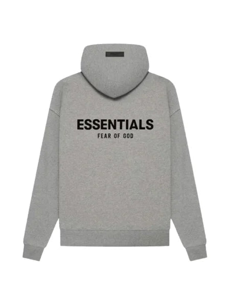 Men's oversized pullover hoodie with hood, long sleeves and back text print