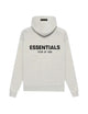 Men's oversized pullover hoodie with hood, long sleeves and back text print