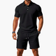 Men's Polo and Shorts Set, Short Sleeve Classic Casual Summer Co-ord Outfit