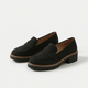Unisex penny loafers with moc toe and chunky lug sole