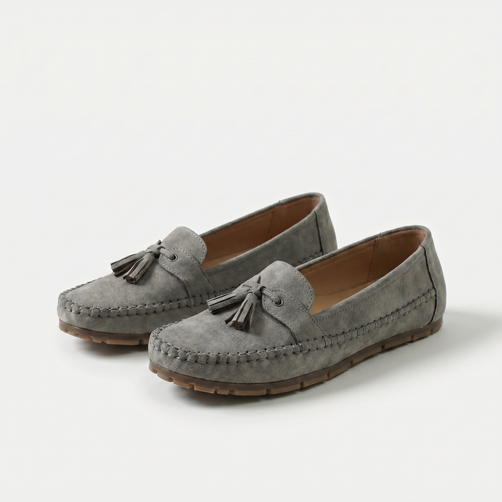 Classic tassel loafers with slip-on construction