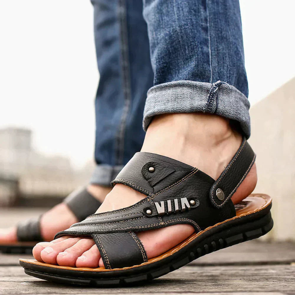 Men's Orthopaedic Sandals, Arch Support Cushioned Summer Sandals for Plantar Fasciitis