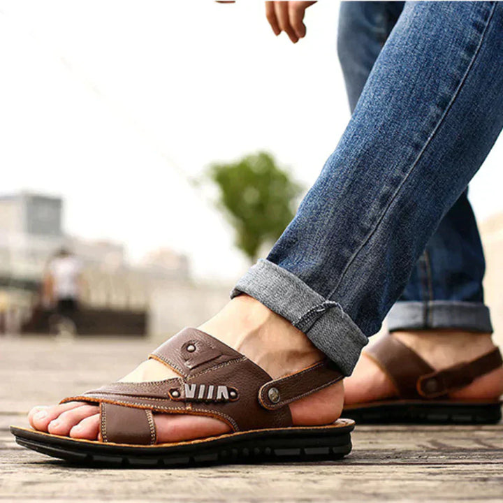 Men's Orthopaedic Sandals, Arch Support Cushioned Summer Sandals for Plantar Fasciitis