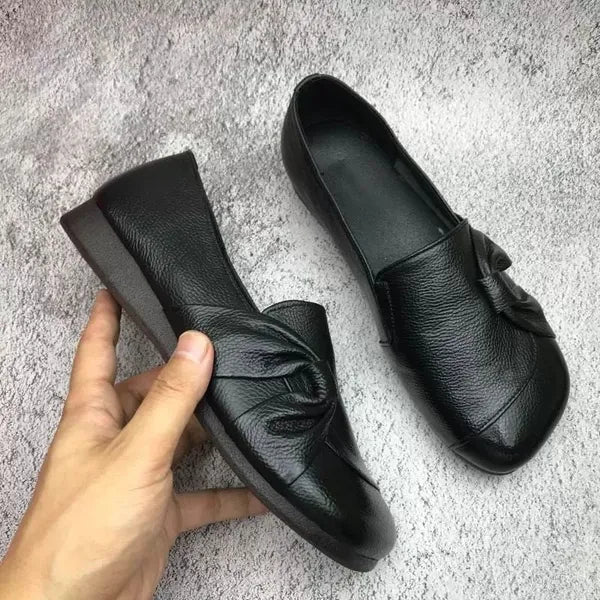 Comfort fit slip-on loafers with decorative trim detailing