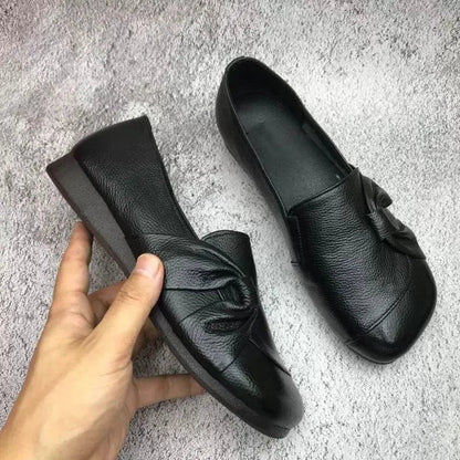 Comfort fit slip-on loafers with decorative trim detailing