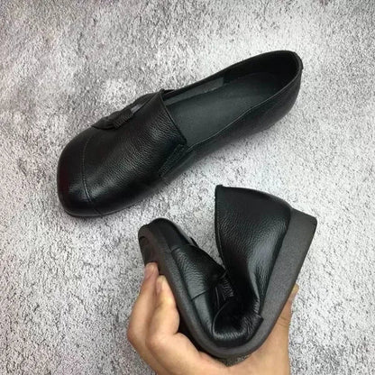 Comfort fit slip-on loafers with decorative trim detailing