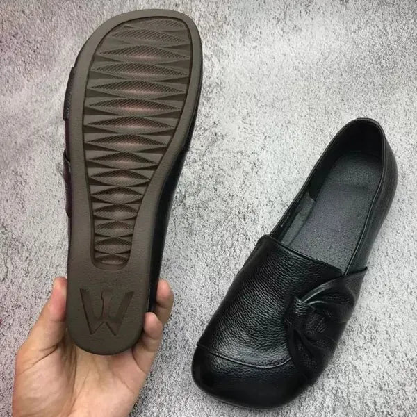 Comfort fit slip-on loafers with decorative trim detailing