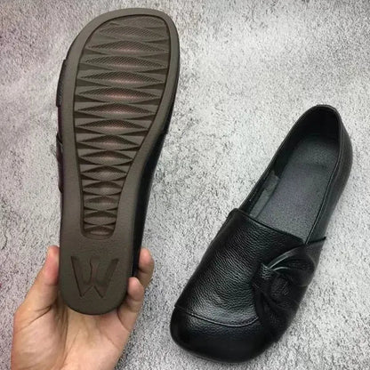 Comfort fit slip-on loafers with decorative trim detailing