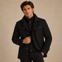 Men's winter coat with adjustable cuffs